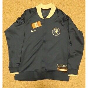 Nike NBA Authentics Minnesota Timberwolves Jacket CITY EDITION Men's Size L